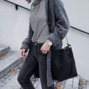 Acne Raya Mohair Melange cardigan